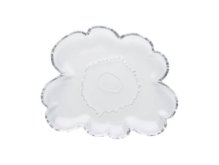 Marimekko Assiette en verre Unikko 20 cm Clear
