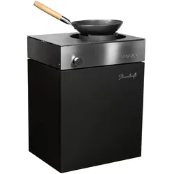 Flammkraft Block R Wokmodul, Elfenbeinschwarz