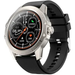 Kumi GW2, Schwarz (46 mm, ohne SIM), Smartwatch