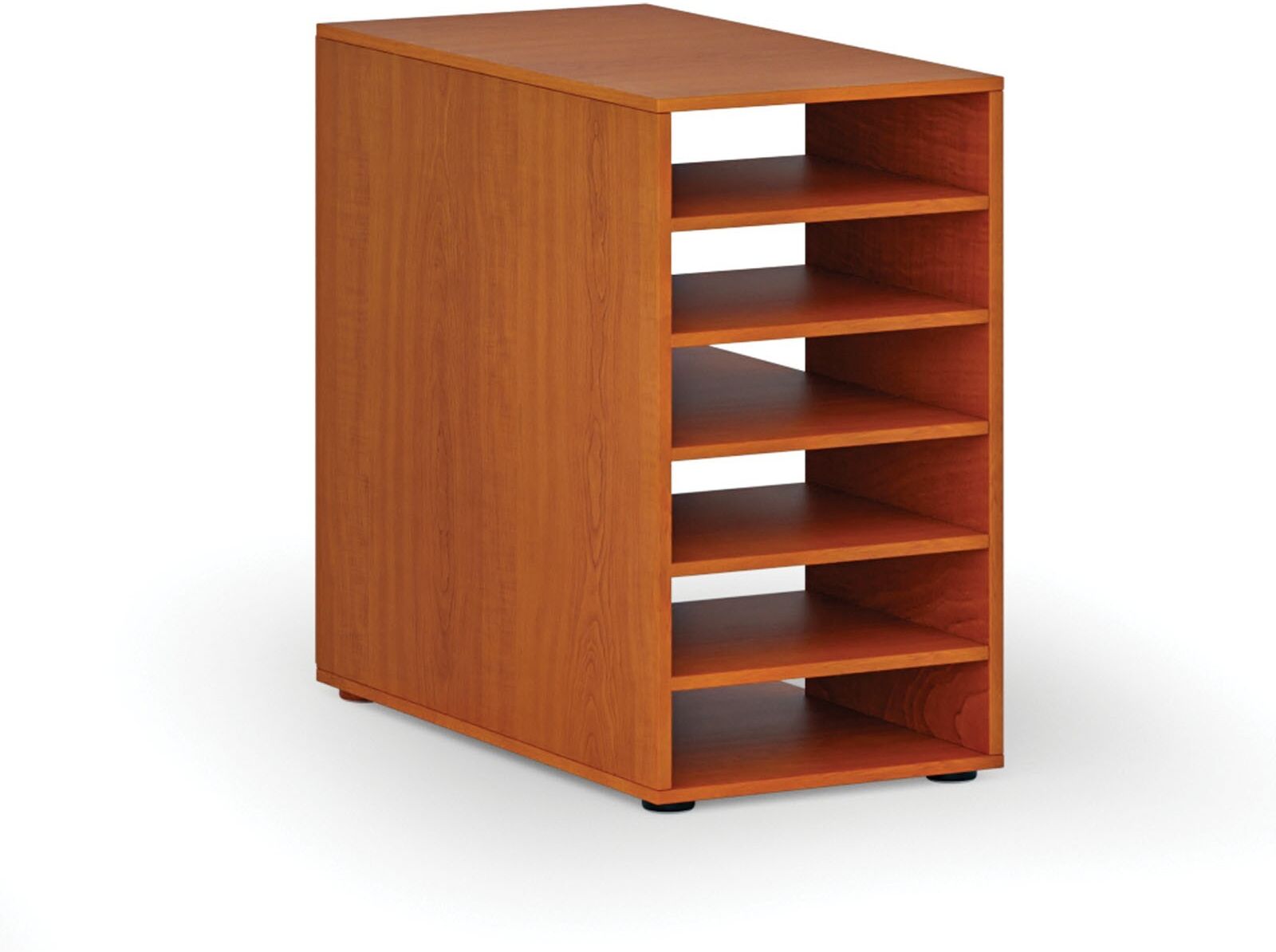 B2B Partner Beistell-Regalschrank für Werkbank PRIMO WOOD, rechts, Kirsche