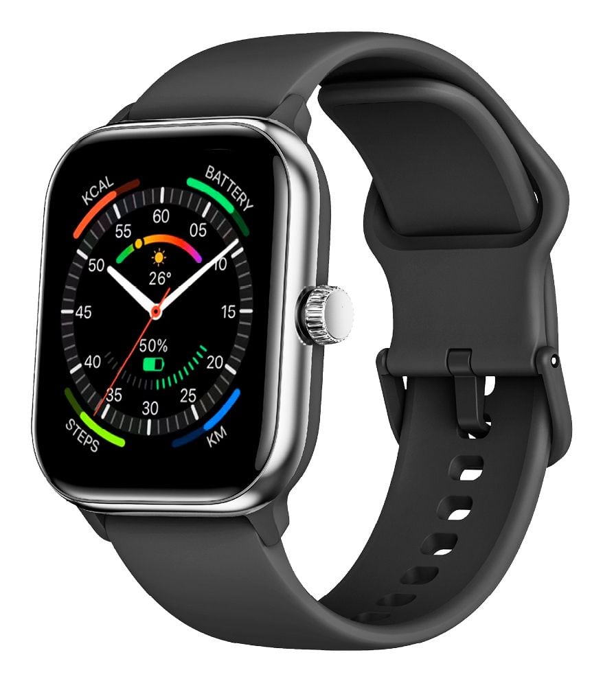 Beafon Smartwatch Rechteckig IP68 201 (Silber) 201 EU001BS