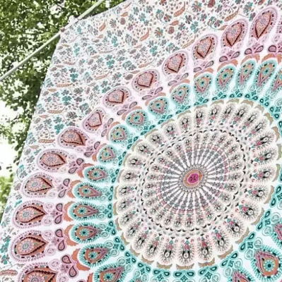 Inspire Picks Hippie Mandala Tapestry Wall Hanging Bohemian Psychedelic Vintage Room Decor 9 280x180cm