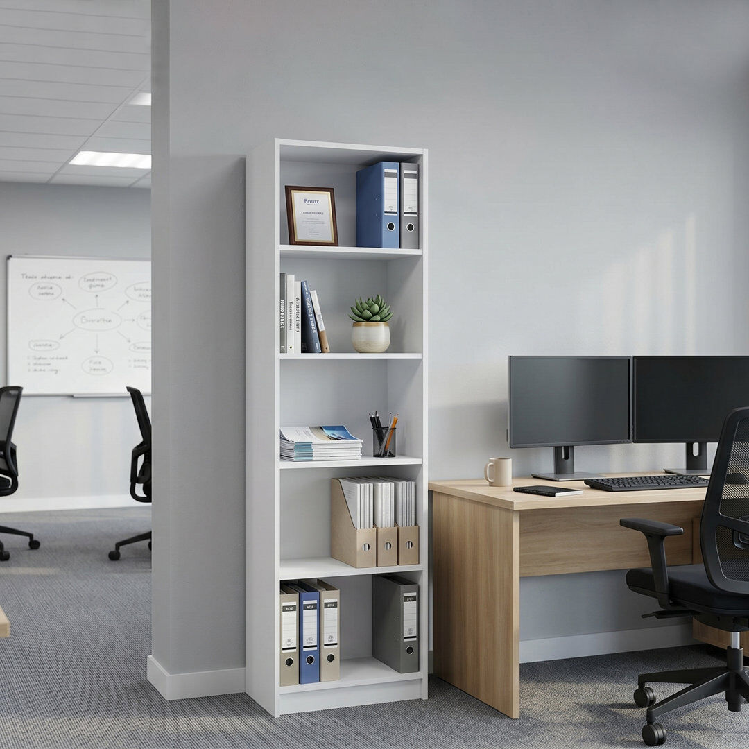 Brayden Studio 182 cm H Bookcase White R50