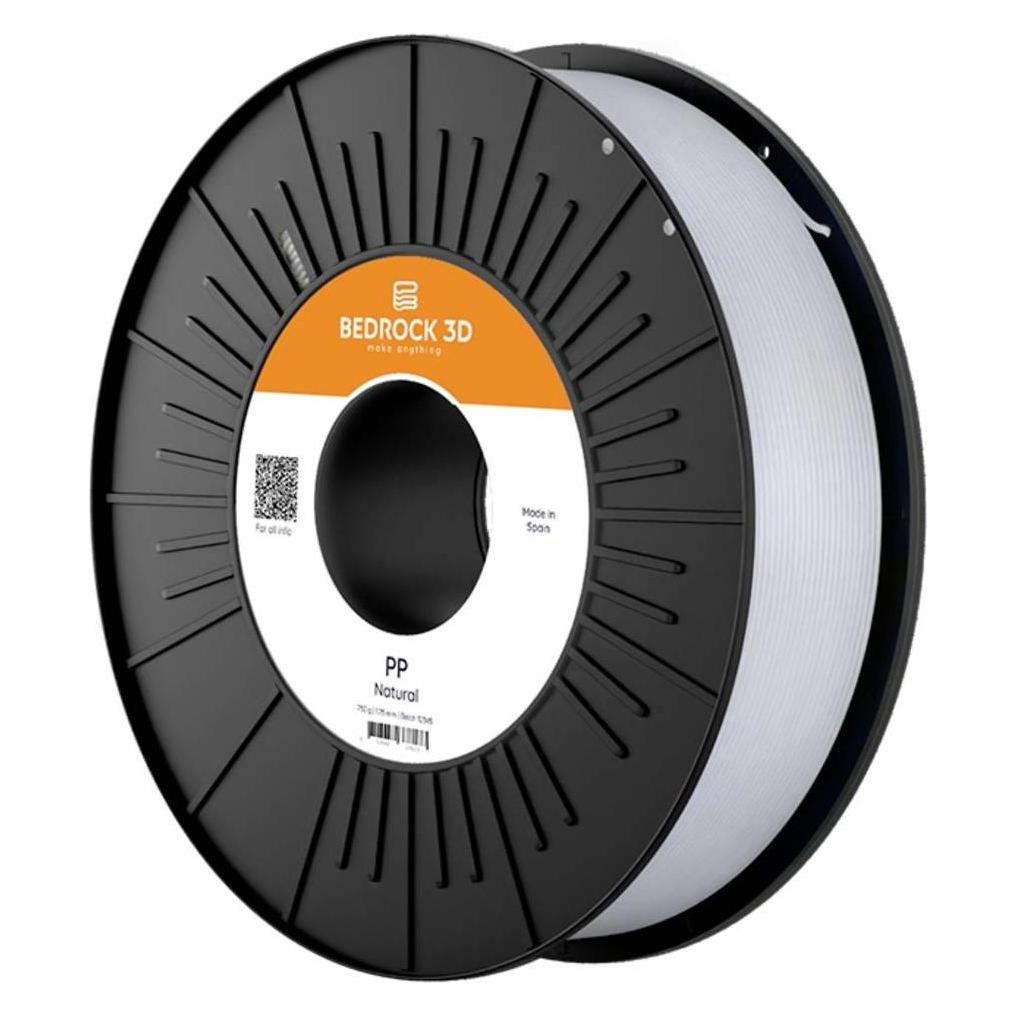 Bedrock 3D PP-4401a070 PP Natural 1.75 mm 700 g Filament PP 1.75 mm 700 g Schwa (PP, 700 g, 1.75 mm) (PP-4401a070)