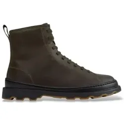Camper für Herren. K300533-011 Brutus+ green leather ankle boots (44), Leder, Wohnung, Keine, Lässig, Grün