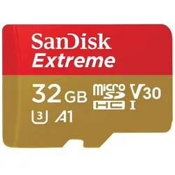 SanDisk Extreme microSDHC Speicherkarte 32GB 2-Pack + SD Adapter