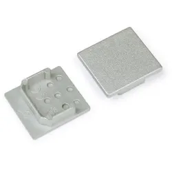 Brumberg 53057260 Endkappen-Set zu LED-Anbauprofil 53603260, silber