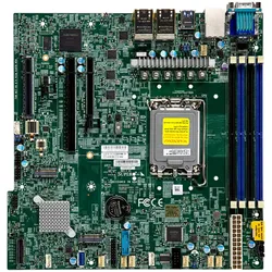 Supermicro Motherboard X13SCH-LN4F (retail pack) (LGA 1700, Intel C266, mATX), Mainboard
