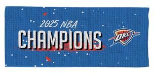 NBA Oklahoma City Thunder 2025 Champions Courtside Cooling Towel 12 x 31.5 - 12 x 31.5 inches