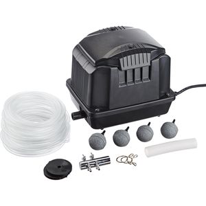Pontec Teichbelüfter PondoAir Set 3600, 230 V, 3.600 l/h, 35 W, mit 4x 25 mm Luftsteinen, bis 18.000 Liter