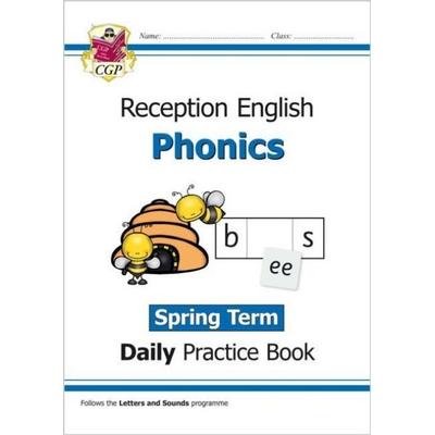 Reception Phonics Daily Practice Book: Spring Term, Taschenbuch von Cgp Books, CGP Books, 978-1-78908-479-5