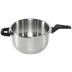 WMF Schnellkochtopf 4,5l Dampfkochtopf Perfect Premium Induktion Edelstahl 18/10, Pfanne + Kochtopf, Silber