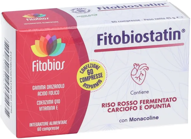 FITOBIOS Srl Fitobiostatin 60 Compresse - Integratore Alimentare