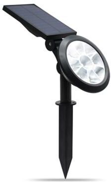 United Adjustable Outdoor Solar Garden Lights Waterproof Solar Spotlights warm White + White Light