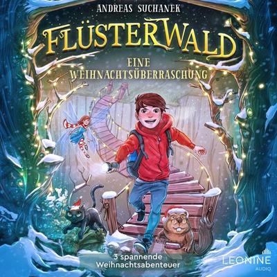 Flüsterwald – Eine Weihnachtsüberraschung: 3 spannende Weihnachtsabenteuer - Andreas Suchanek, Audio, 4013575935468