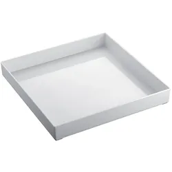 MONOUSO - Serviertablett Plastik "Tray" Weiß 30x30cm (9 Stück)