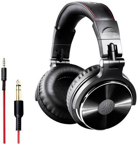 OneOdio Pro-10 Over Ear Kopfhörer kabelgebunden Stereo Schwarz High-Resolution Audio Faltbar, Schwenkbare Ohrmuscheln DJ
