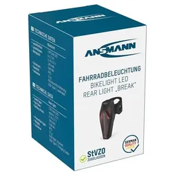Ansmann Fahrradlicht »Rear break« schwarz