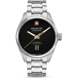 SWISS MILITARY HANOWA - MAJESTIC PIONEER AUTOMATIK - black silver - 41 mm - SMWGL0006204