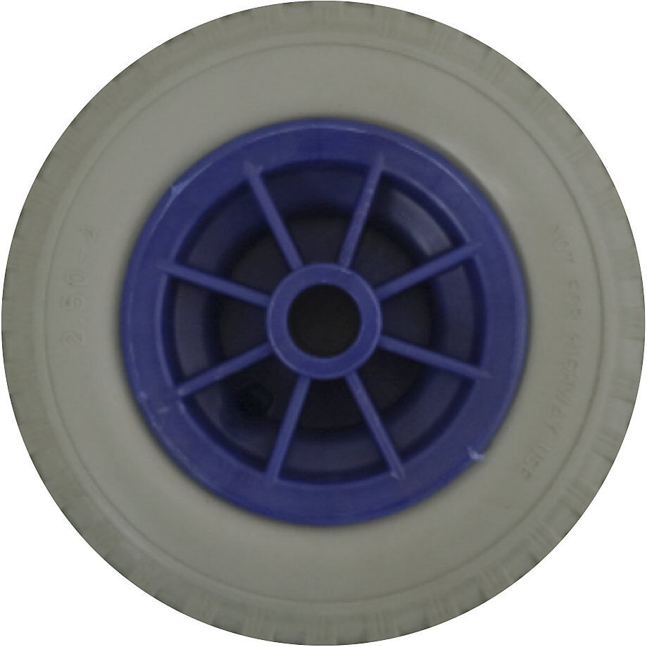 kaiserkraft Polyurethan-Rad, pannensicher, Gleitlager Ø x Breite 20 x 75 mm, Rad-Ø x Breite 200 x 75 mm