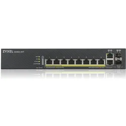 Zyxel GS1920-8HPV2 10PORT SMARTSWITCH (8 Ports), Netzwerk Switch, Schwarz