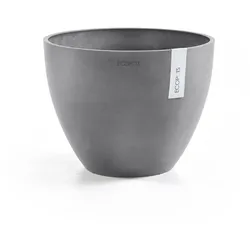 BLUMENTOPF Antwerp 30,2/25 cm Grau