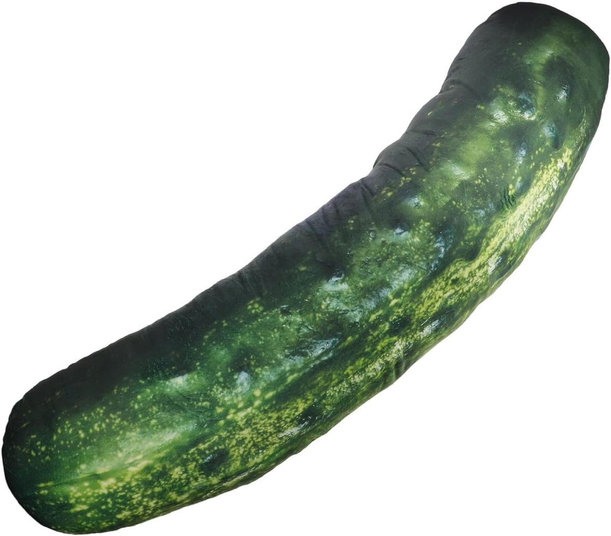 Realistisch Augurken Sierkussen - Knuffelkomkommer Decoratie voor de Woonkamer - Veelkleurig - 70 cm
