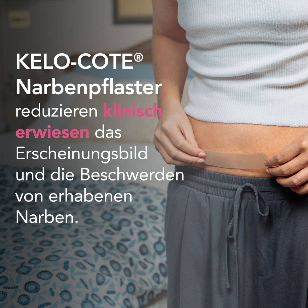 Kelo-Cote Silikon-Narbenpflaster Kaiserschnitt 1 St Pflaster