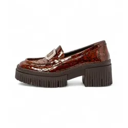 Art für Damen. 1137212OL003_023 Lederschuhe 1372 York braun (36), 3 bis 5 cm, Keine, Lässig, Klassisch