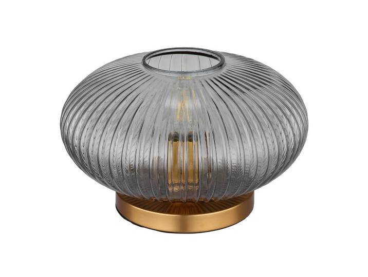 Tischlampe Grau mit Wippschalter