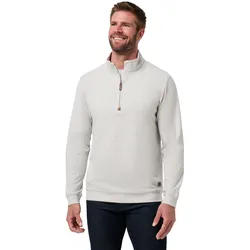 TRAVISMATHEW Pullover Cloud 1/4 Zip, hellgrau