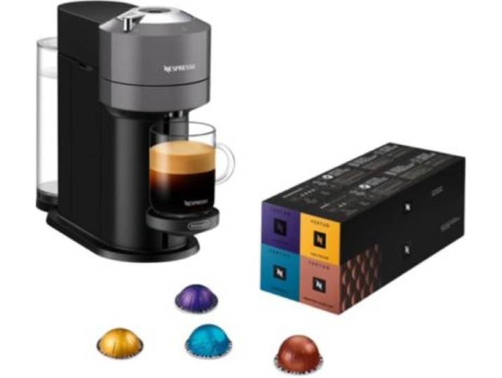 Delonghi Nespresso - Nespresso Vertuo Next Gris Anthracite Env120.Gy + 52 Capsules