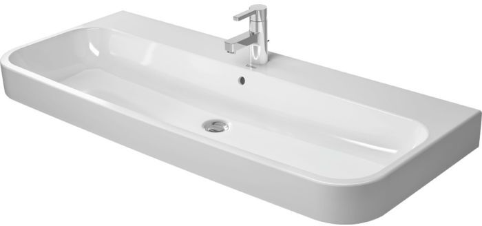 Duravit Happy D.2 Möbel Waschtisch 2318120027 1 Hahnloch, weiss, geschliffen