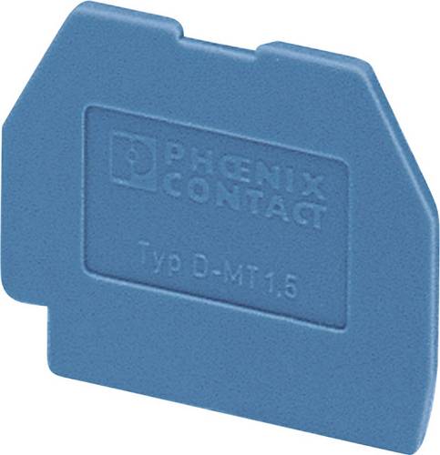 Phoenix Contact 3025529 Abschlussdeckel Passend für (Details): MT 1.5 BU Blau
