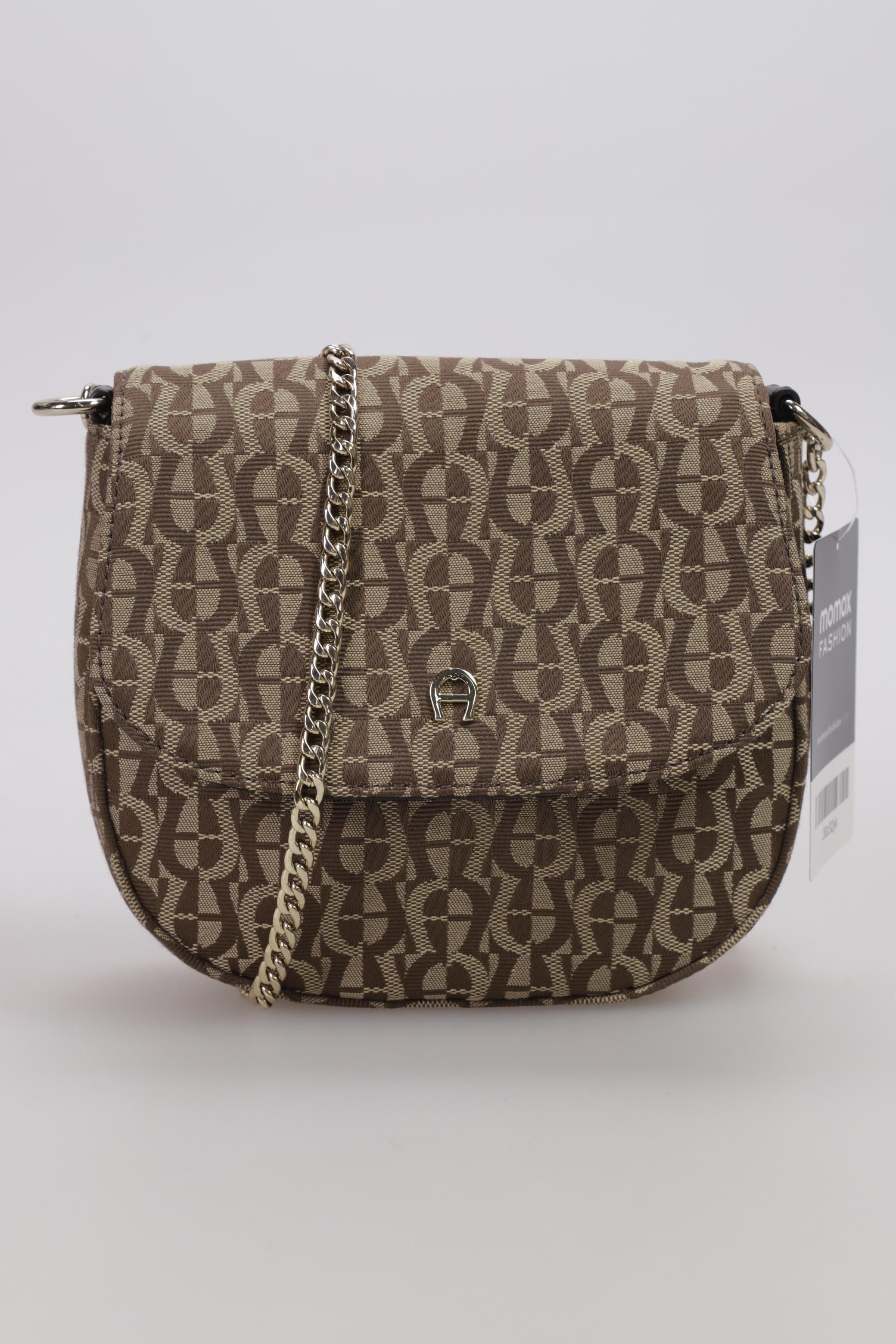 Aigner Damen Handtasche klein, Braun, Baumwolle / Synthetik - Second Hand