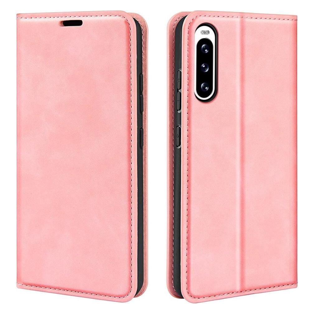 Cover-Discount Sony Xperia 10 V - Stand Flip Case Hülle rosa (Sony Xperia 10 V) (660132005B)