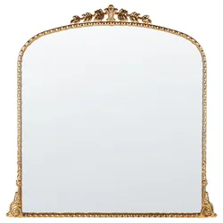 WANDSPIEGEL gold Metall 71/71 cm Livry
