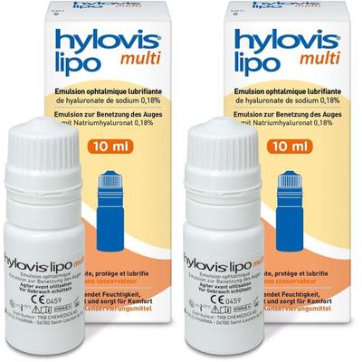 Hylovis lipo multi Augentropfen 2x 2x10 ml