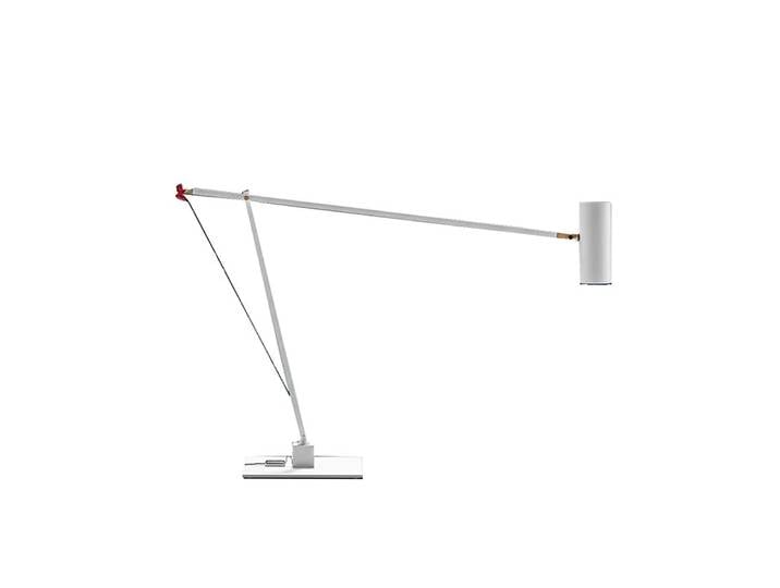 CATELLANI & SMITH lampe de table ETTORINO (Blanc - Laiton et aluminium)