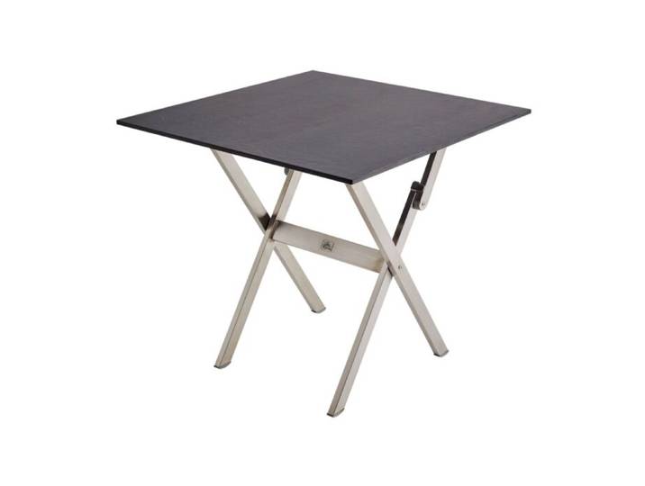 Balkon-Klapptisch Edelstahl 79 x 79 cm