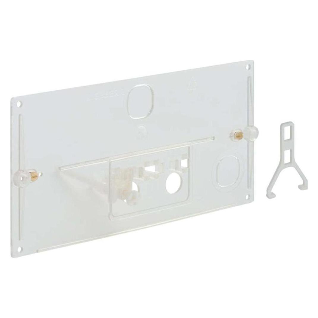 Geberit Schutzplatte transparent, mit Hebelmechanik und Bügel (240.026.00.1)
