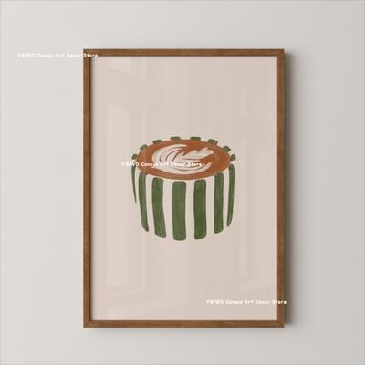 Inspire Essentials Buongiorno Espresso Kitchen Canvas Wall Art Poster 4 11.81 15.75 In