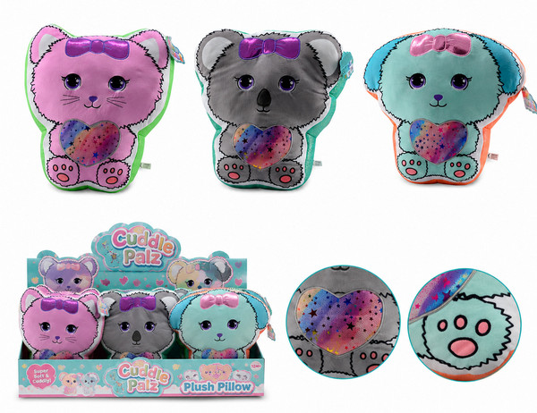 Plush & Play Dieren kussen voor volwassenen