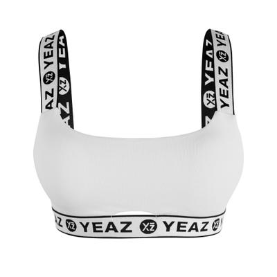 Bustier-Bikini-Top YEAZ "Bikini Top BAGATELLE", Damen, Gr. XXL, US, weiß, Obermaterial: 74% Nylon NY. 26% Elasthan EL., Bikini-Oberteile