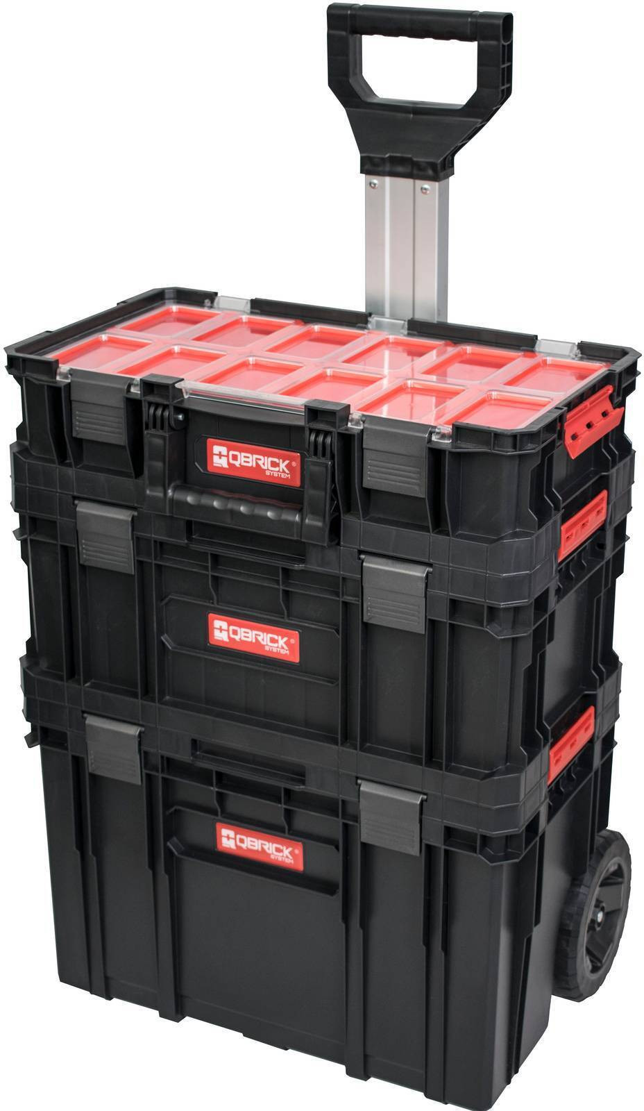 QBrick Two Set Plus opbergsysteem op wielen