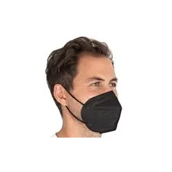 FFP2-Maske mit Elastikbändern Premium Plus Schwarz