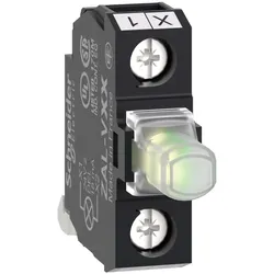 Schneider Electric ZALVB1 LED-Modul, Harmony XAL, weiß, universelle LED, rückseitige Montage Aufbaugehäuse, 24V ACDC  - 5 Stück