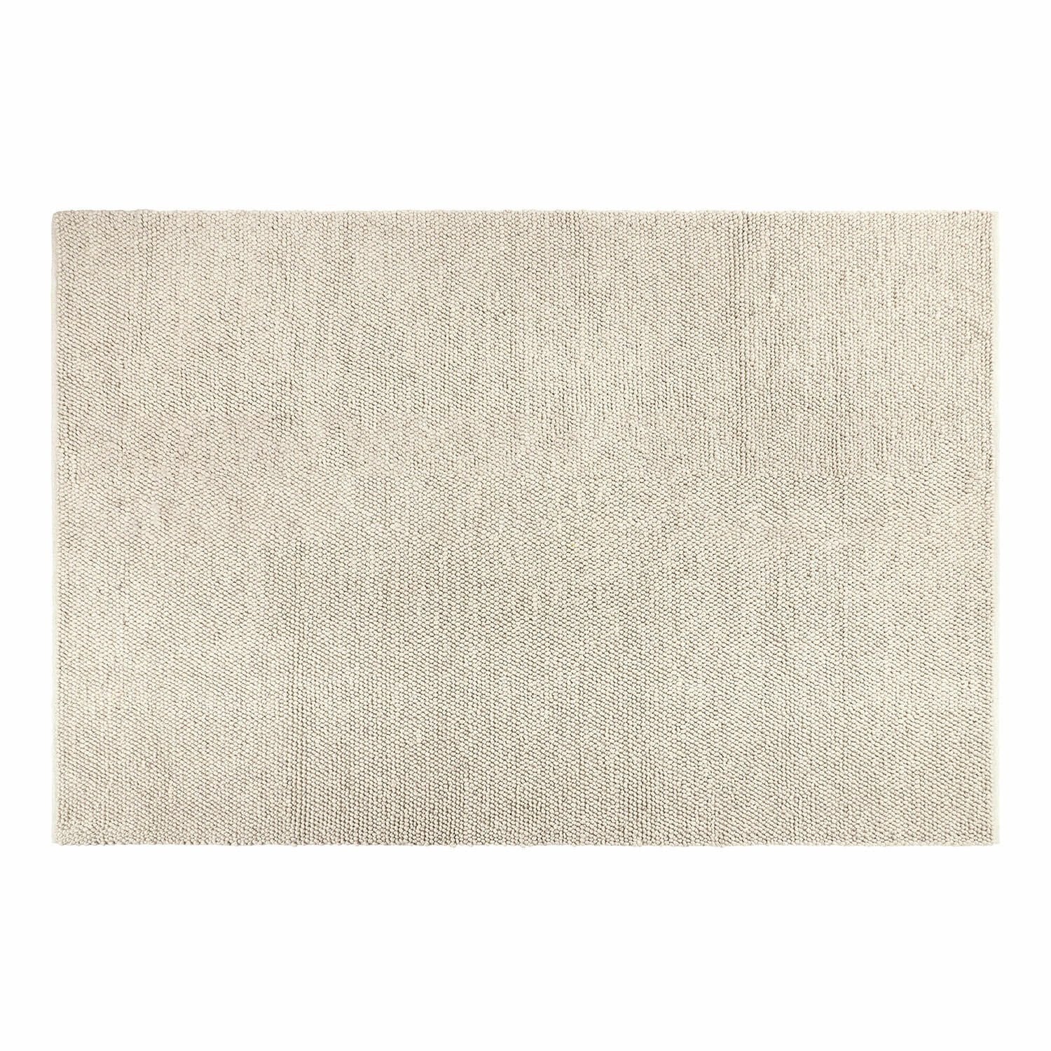 Loberon Vloerkleed Coleman beige van wol