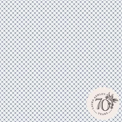 Laura Ashley Wickerwork Dark Seaspray Blue Removable Wallpaper