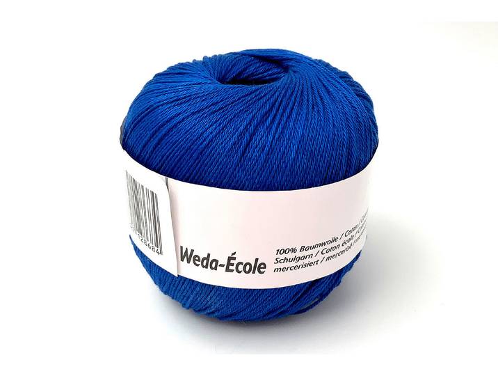 Sommer Weda Ecole Schulgarn 741 Royalblau 50 g